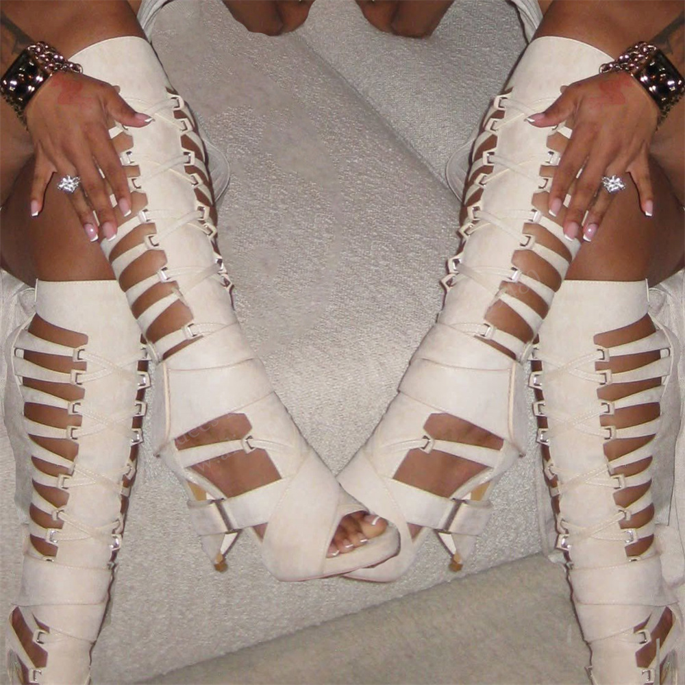 Women'S Fashion Boots - صندل طويل عصري جديد صيف 2026