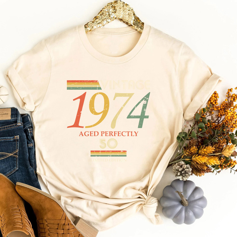 Women'S Fashion From The 80S - تيشيرتات عصرية لعام 1974 للمراهقين، تي