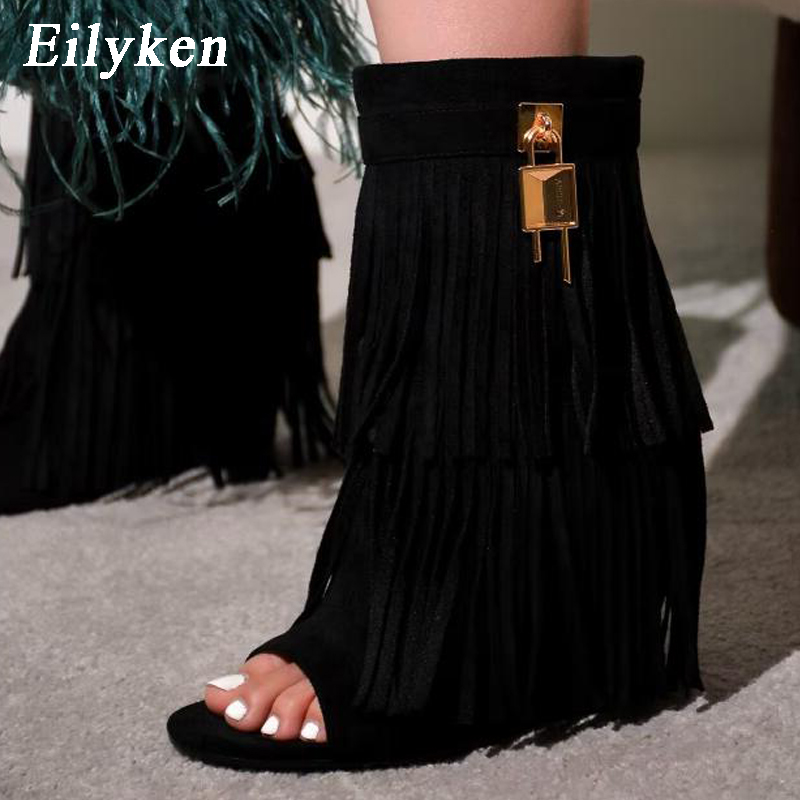 Women'S Fashion Boots - أحذية نسائية بكعب عالٍ مفتوحة من