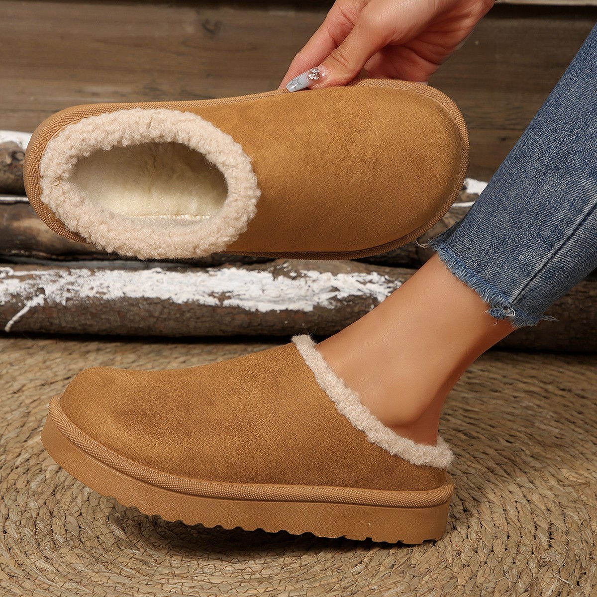 شباشب نسائية أنيقة ذات نعل سمي - مراجعة Women'S Fashion Boots وسعره