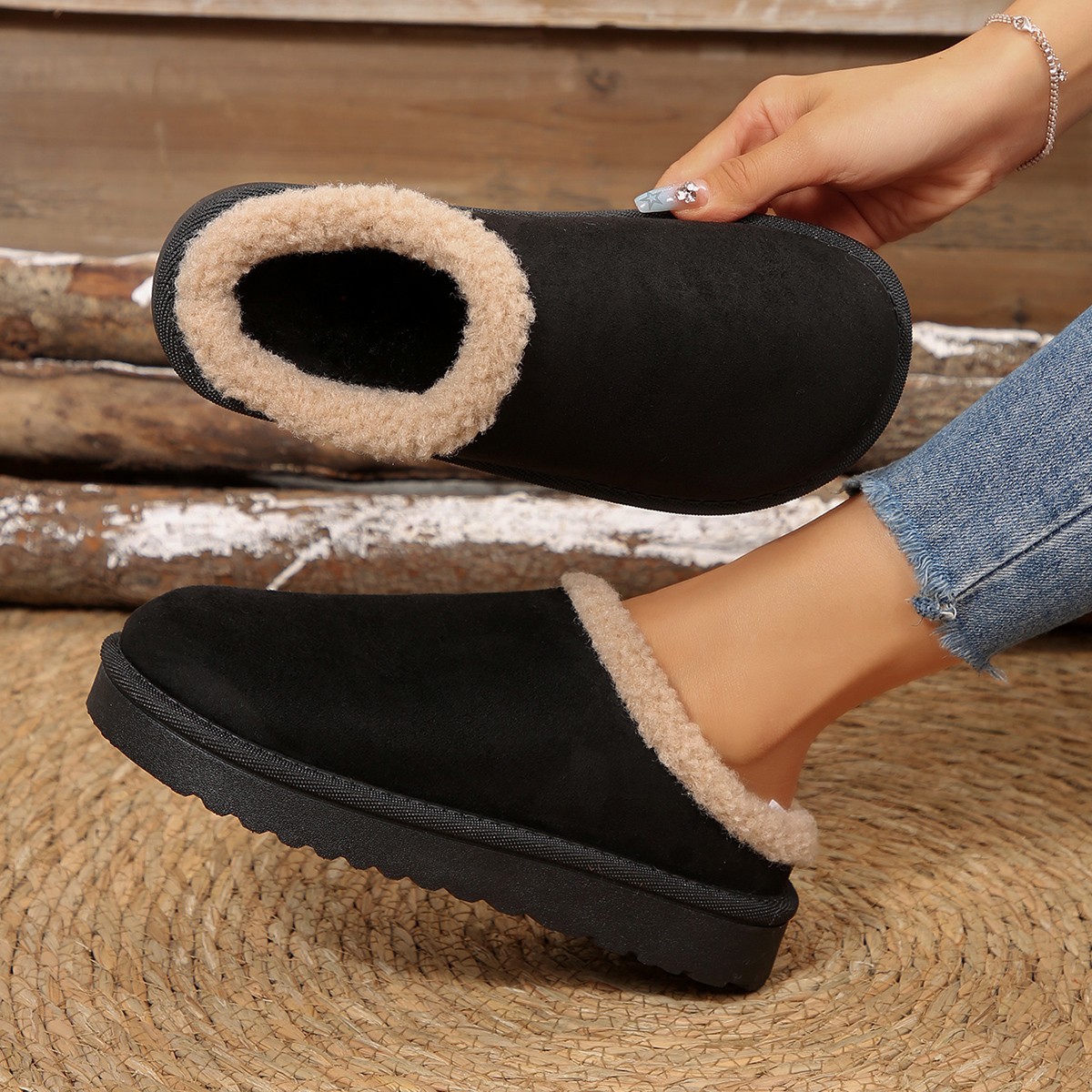شباشب نسائية أنيقة ذات نعل سمي - مراجعة Women'S Fashion Boots وسعره
