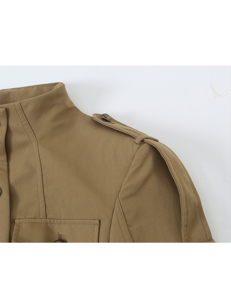 سترة نسائية عصرية بأسلوب عسكري - مراجعة Women'S Fashion Utility Jacket وسعره