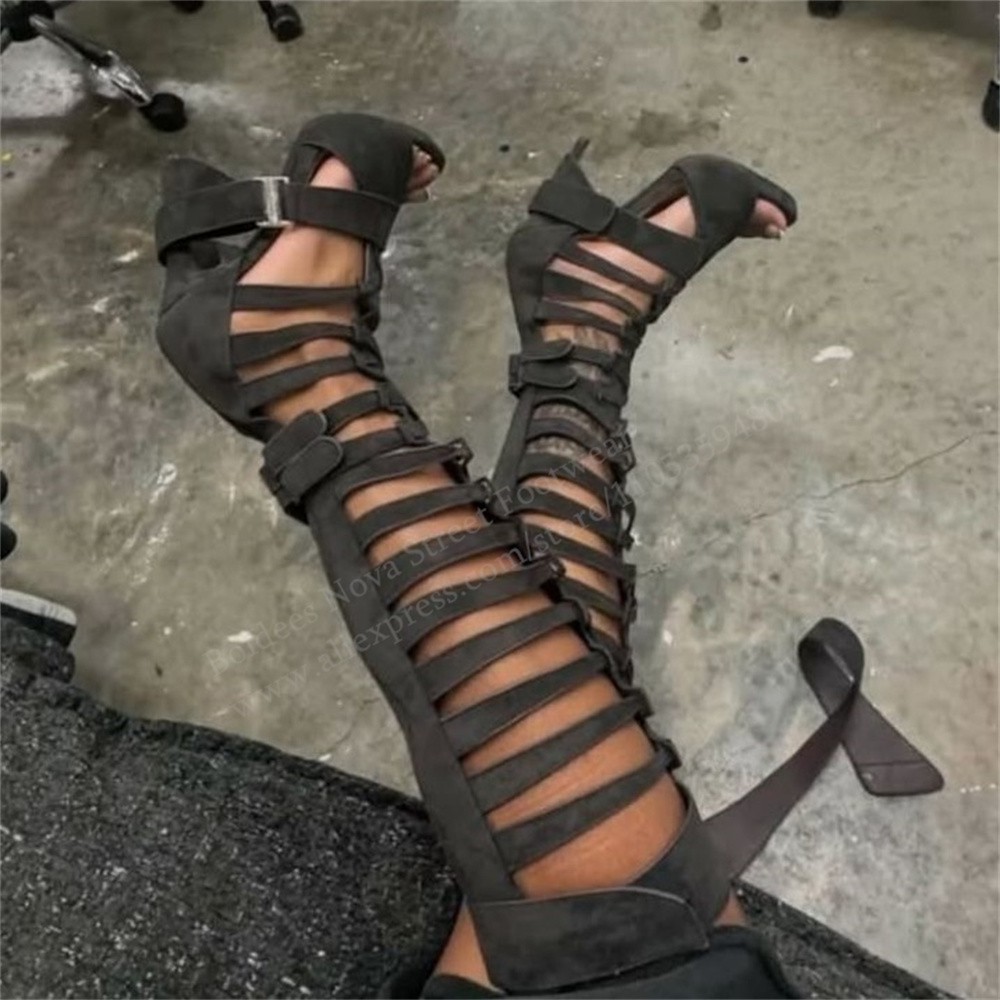 صندل طويل عصري جديد صيف 2026 ب - مراجعة Women'S Fashion Boots وسعره