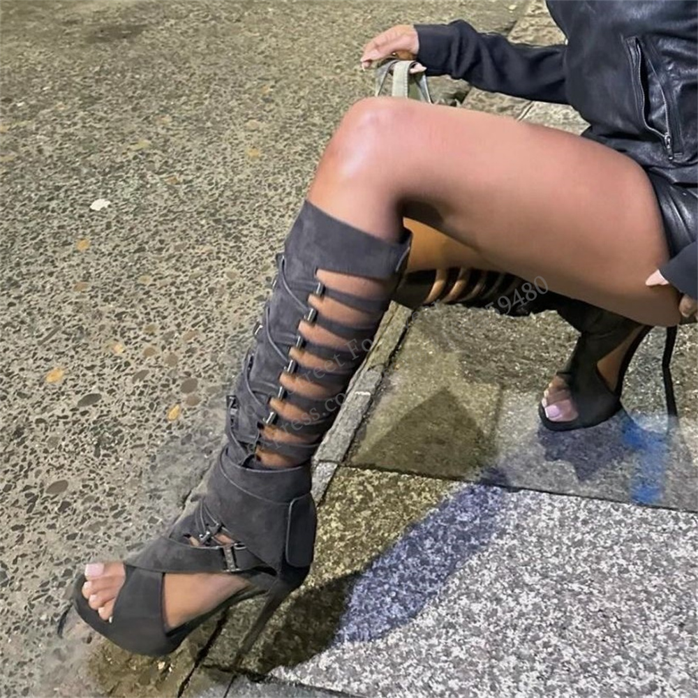 صندل طويل عصري جديد صيف 2026 ب - مراجعة Women'S Fashion Boots وسعره