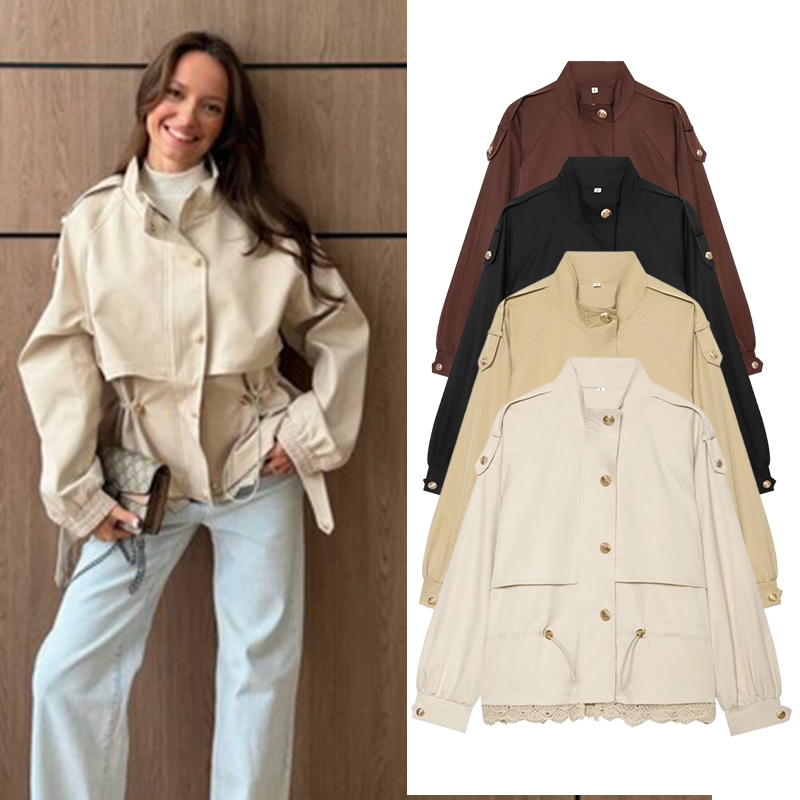 جاكيت نسائي مزخرف بالدانتيل، م - مراجعة Women'S Fashion Utility Jacket وسعره