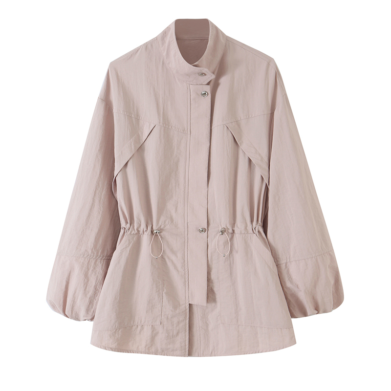 معطف نسائي وردي فاتح متعدد الا - مراجعة Women'S Fashion Utility Jacket وسعره