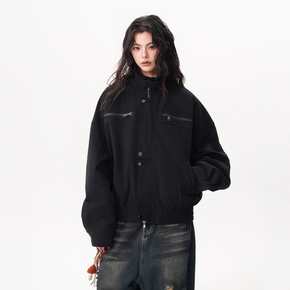 جاكيت نسائي بتصميم عتيق من نوع - مراجعة Women'S Fashion Utility Jacket وسعره