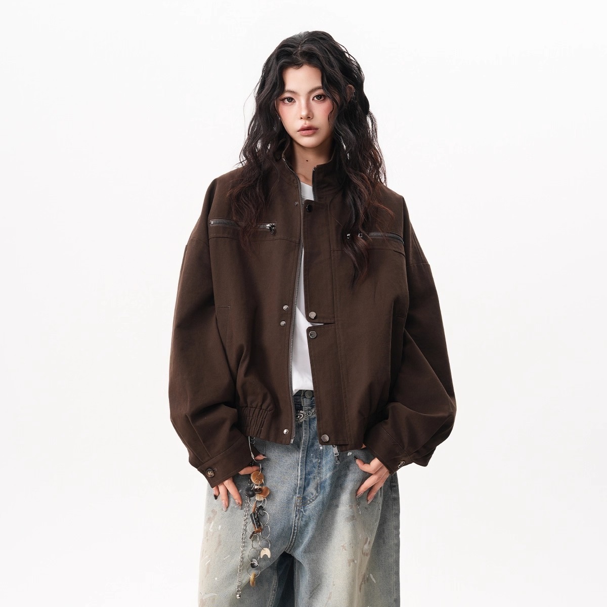 جاكيت نسائي بتصميم عتيق من نوع - مراجعة Women'S Fashion Utility Jacket وسعره