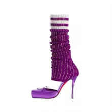 أحذية نسائية طويلة حتى الركبة  - مراجعة Women'S Fashion Boots وسعره